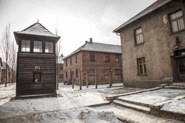 Koncentration Lägret Auschwitz Birkenau Oświęcim Polen — Stockfoto