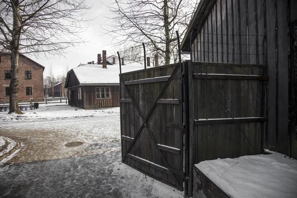 Campo Concentración Auschwitz Birkenau Oswiecim Polonia — Foto de Stock