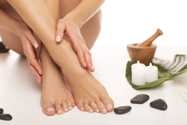 Spa Behandeling Perfecte Pedicure — Stockfoto