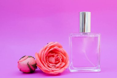 Gülden elde edilen şişelerdeki temel yağ.