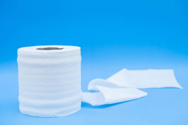 Kişisel temizlik kağıtlarını temizlemek için tuvalet kağıdı rulosu..