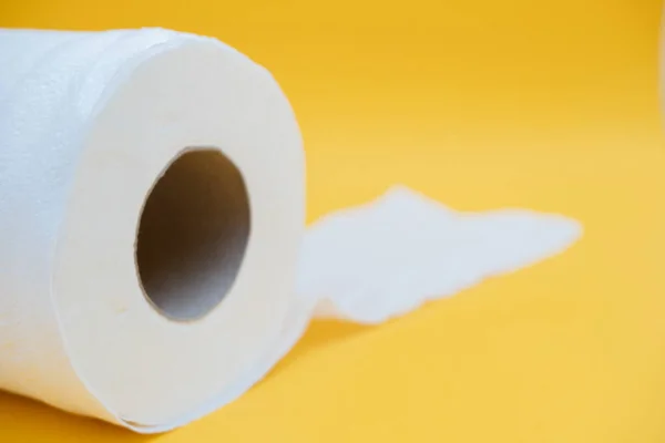 Toilet Paper Roll Wipe Clean Personal Sanitary Paper — Stock Photo, Image