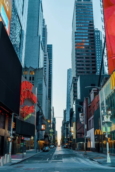 New York City Manhattan Květen 2020 Prázdné Ulice New Yorku — Stock fotografie