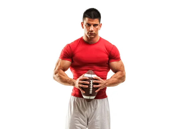 Handsome Muscular American Football Rugby Player — Stock Photo, Image