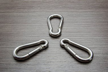 Alüminyum karabina, paslanmaz çeliği kapat