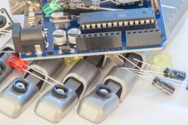 güzel ham makro robotik arka plan