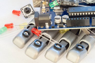 güzel ham makro robotik arka plan