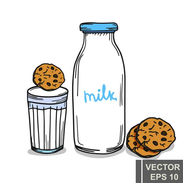 Milch. gesunde Ernährung. Kuh natürlich. für Ihr Design. — Stockvektor