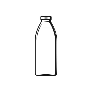 Beyaz sırtlı süt şişesi çizgisi.