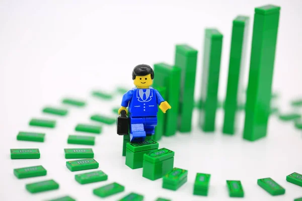 Liczba mini lego — Zdjęcie stockowe