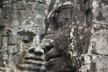 angkor tapınakta Bayon thom, cambodia