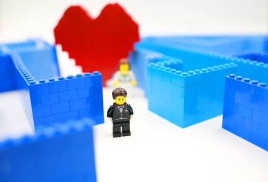 Lego çift kalp