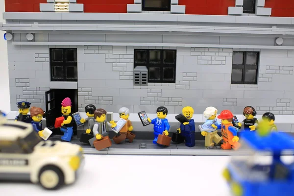 Street view lego — Stock Photo, Image