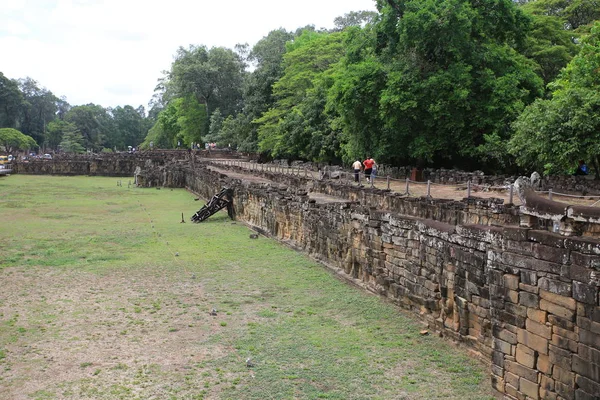 Angkor Wat terasa slonů — Stock fotografie