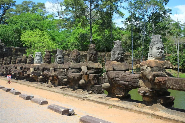 Angkor-Lächeln — Stockfoto