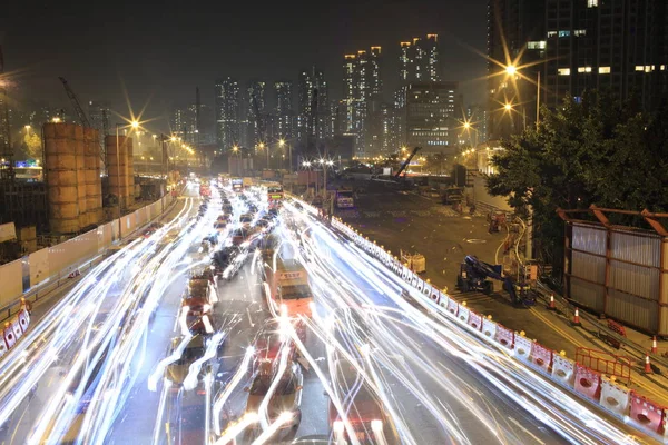 Embouteillage dans hong kong — Photo