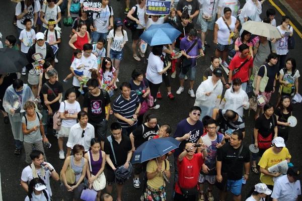 Protesta popular en la calle en julio de 1 214 — Foto de Stock