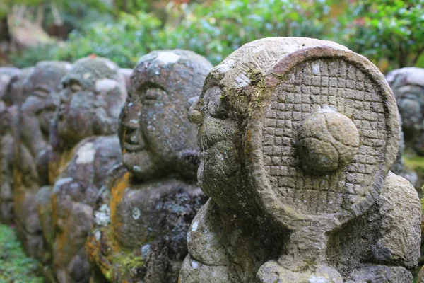 Buddha stone carving statue in japan kyoto — Stock Photo, Image