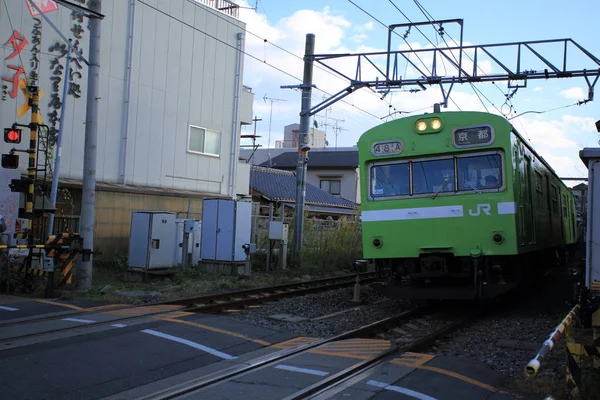 Treno kyoto ferroviario — Foto Stock