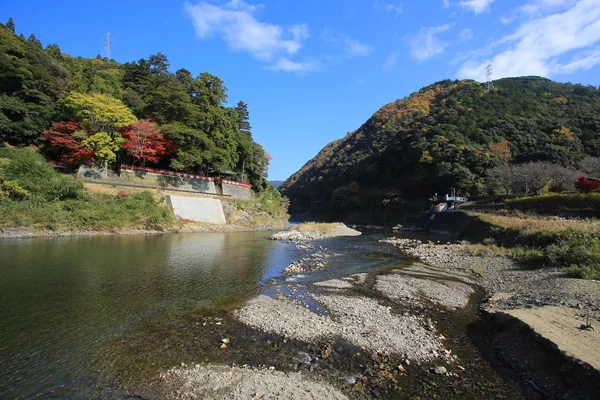 Hodowla krajobraz pole w pobliżu Kioto, Japonia — Zdjęcie stockowe