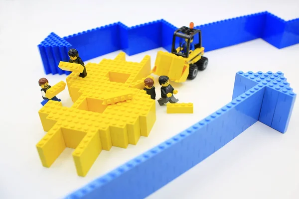 Lego sinal de dinheiro — Fotografia de Stock