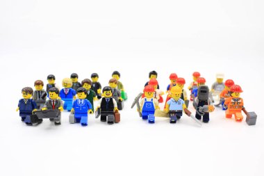 Lego işçi ve office insanlar