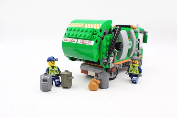 LEGO minifigur med olika pose — Stockfoto