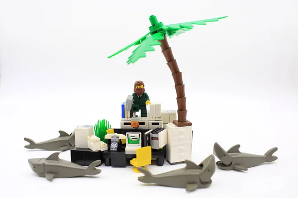 Lego Hai Insel — Stockfoto