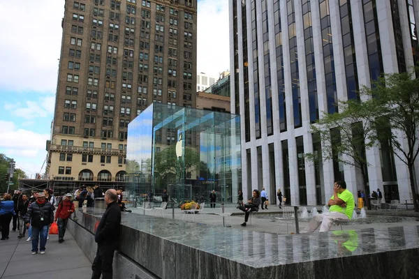 Sklep Apple w Nowym Jorku — Zdjęcie stockowe