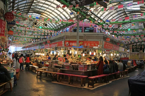 Mercato di Gwangjang a Seoul — Foto Stock