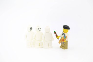 Hong Kong; 1 Kasım: 1 Kasım 2017 tarihinde hong Kong şehir lego seti lego minifigure. Legos popüler bir çizgi vardır ama Danimarka Lego Group tarafından üretilen plastik inşaat oyuncaklar