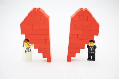 Hong Kong; Ekim 1: lego minifigure tarihinde 1 Ekim 2017 hong Kong şehir lego seti ile. Legos popüler bir çizgi vardır ama Danimarka Lego Group tarafından üretilen plastik inşaat oyuncaklar
