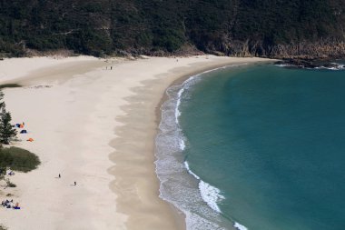 güzel plaj hongkong surburb, turizm sıcak nokta uzun Ke Wan, Sai Kung, Hong Kong Global Geopark, Çin