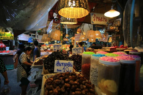 Bangkok Thailand December 2019 Spoorwegmarkt Mae Klong Een Van Beroemde — Stockfoto