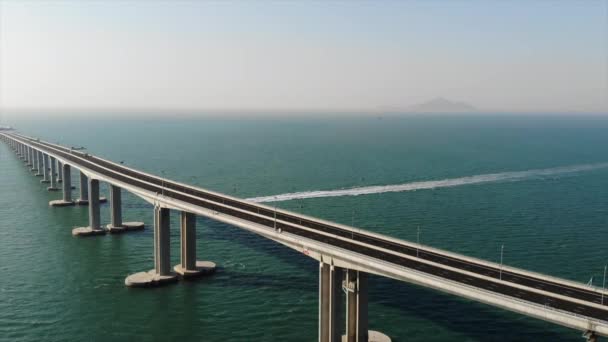 香港珠海マカオ橋 — ストック動画