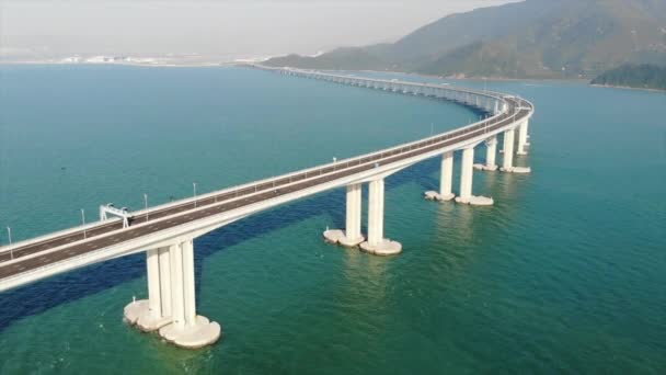 Hong Kong Zhuhai Macao Bridge — Vídeo de stock