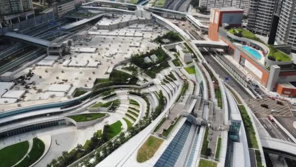 Guangzhou Shenzhen Hong Kong Ekspres Demiryolu Bağlantısı — Stok video
