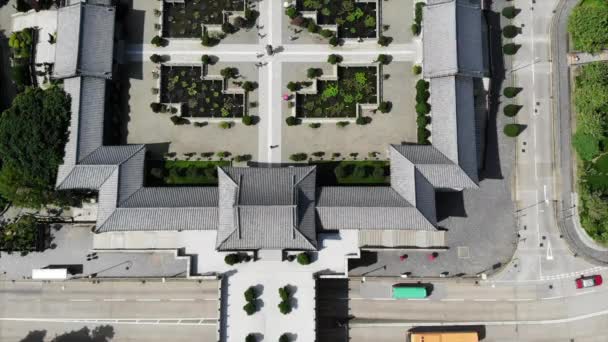 nan lion jardin en vue aérienne .