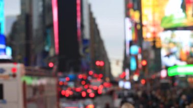 Times Meydanı 'nda trafik New York