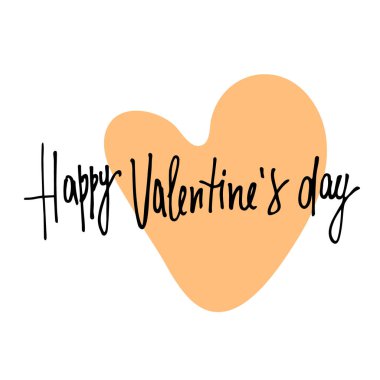 Sevgililer Günü 'nüz kutlu olsun. Arkasında kalplerle dolu mektuplar.