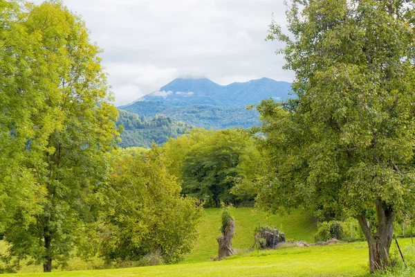 Paisagem das montanhas dos Pirenéus em França — Fotografia de Stock