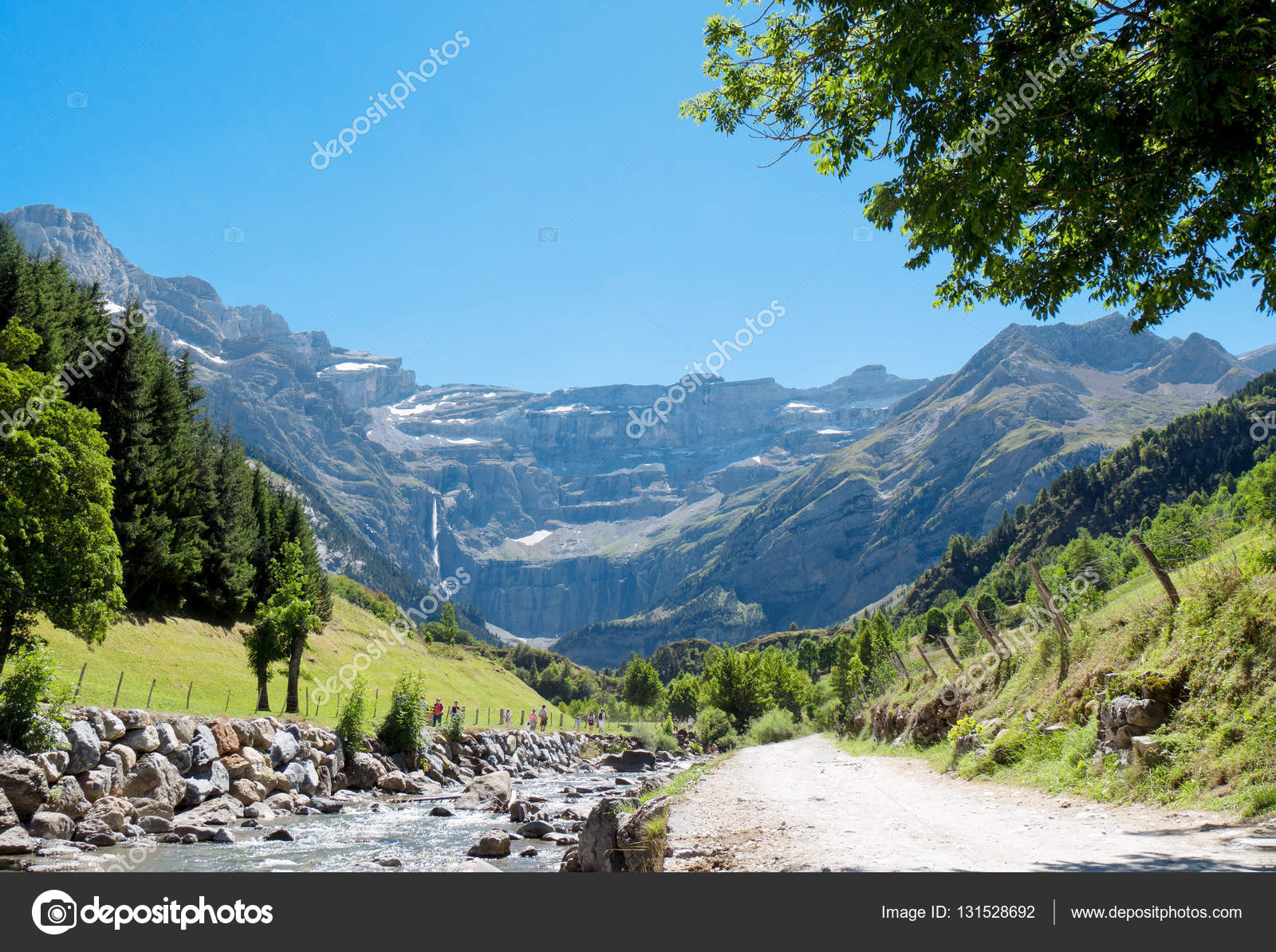 Road To Cirque De Gavarnie Hautes Pyrenees France Stock Photo By C Philipimage