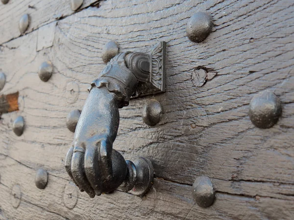Detail of an old house door — Stock Photo, Image