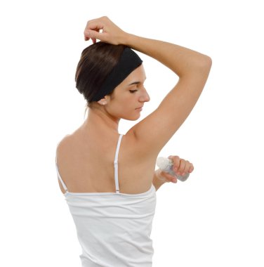 antiperspirant deodorant beyaz kadınla