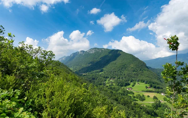 Taillefer dağın Haute Savoie, Fransa için görünümü — Stok fotoğraf