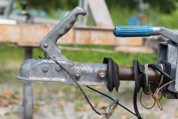 Close-up trailer hook for boats or cars — Stock Photo, Image