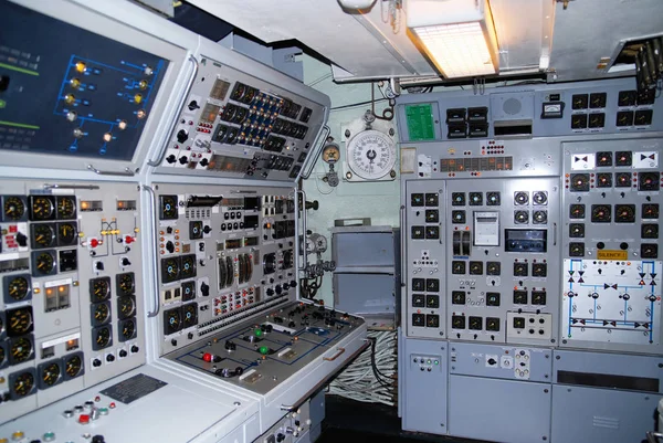 Binnen een onderzeeër — Stockfoto