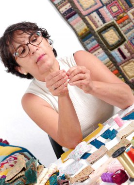 bir iğne threading terzi