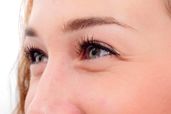 Schöne Augen junge Frau — Stockfoto