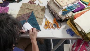 kadın dikiş patchwork